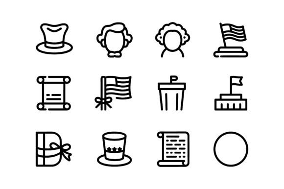 Download Presidents Day History Vector Set - Premium Resources
