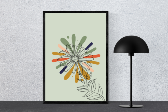 Download Abstract Daisy Printable Wall Art - Daisy printable Collection