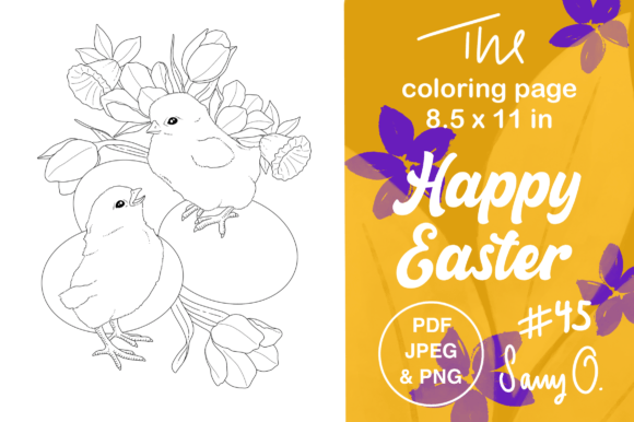 Download Easter Eggs Chick Flower Tulips Daffodil - Easter eggs Collection