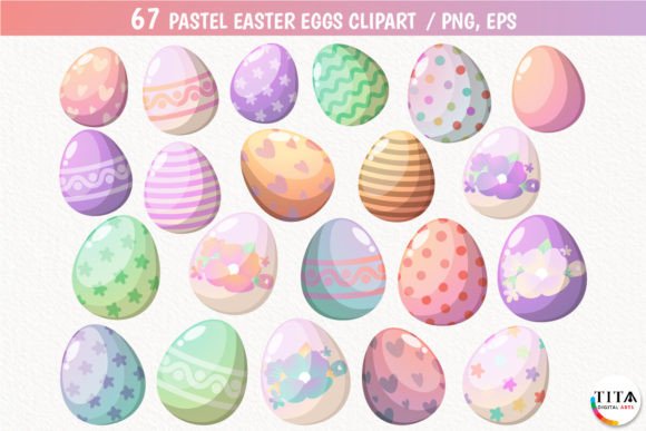 Download Easter Eggs Clipart and EPS - Easter eggs Collection